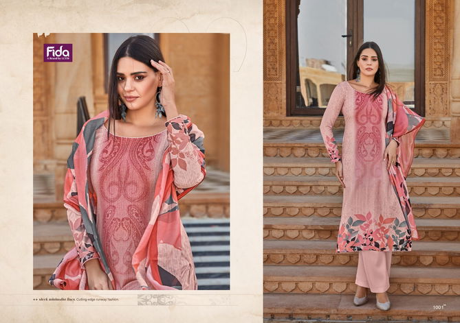 Shylah By Fida Digital Printed Blended Voile Cotton Dress Material Wholesale Clothing Suppliers In India